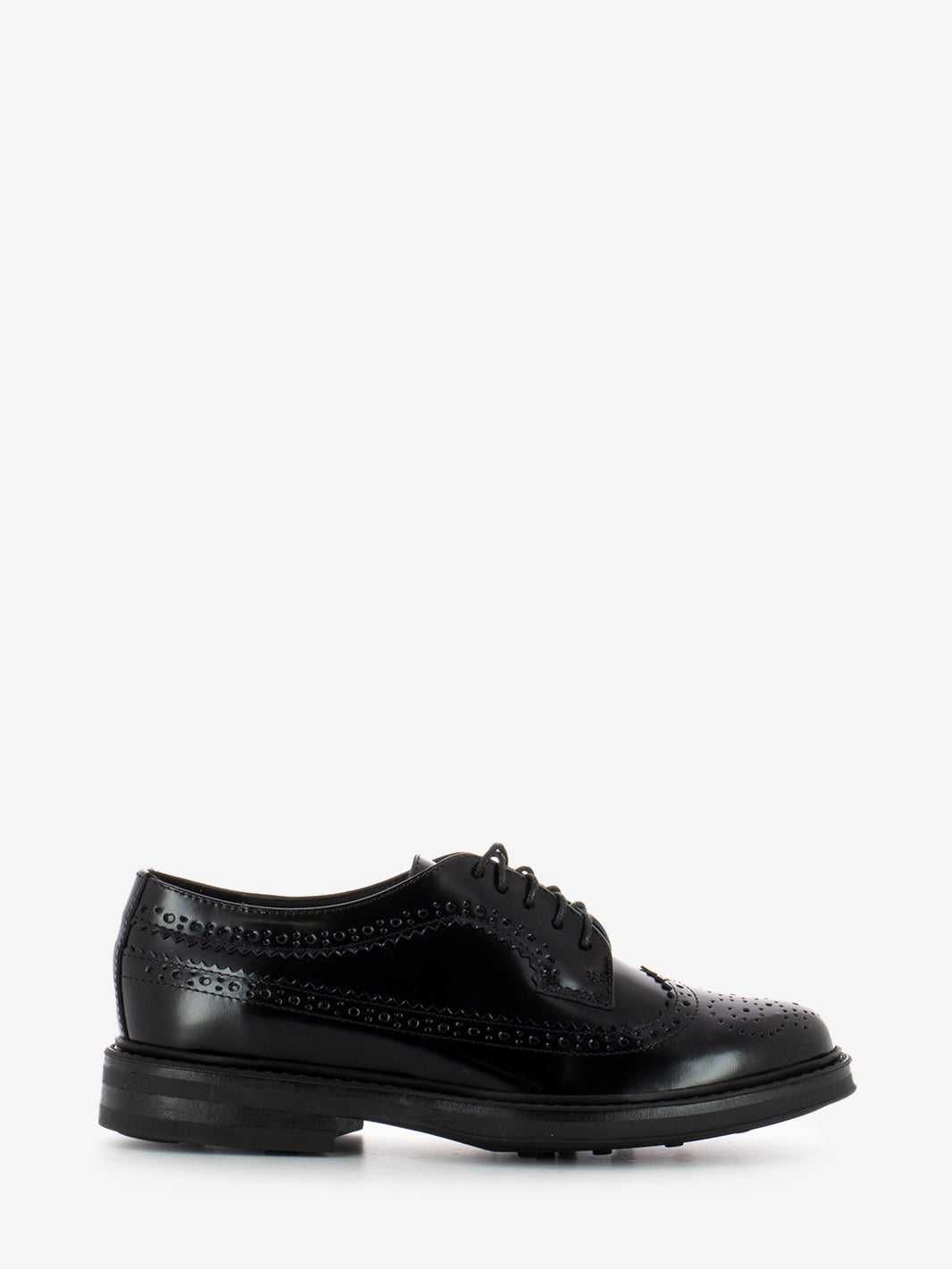 Black Leather Swallowtail Derbys