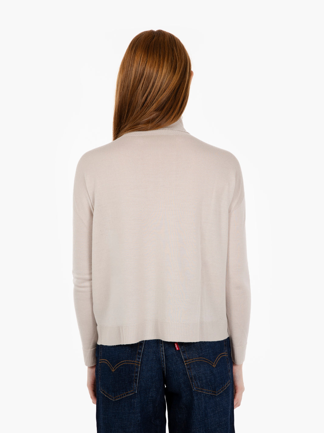 Stucco box wool turtleneck