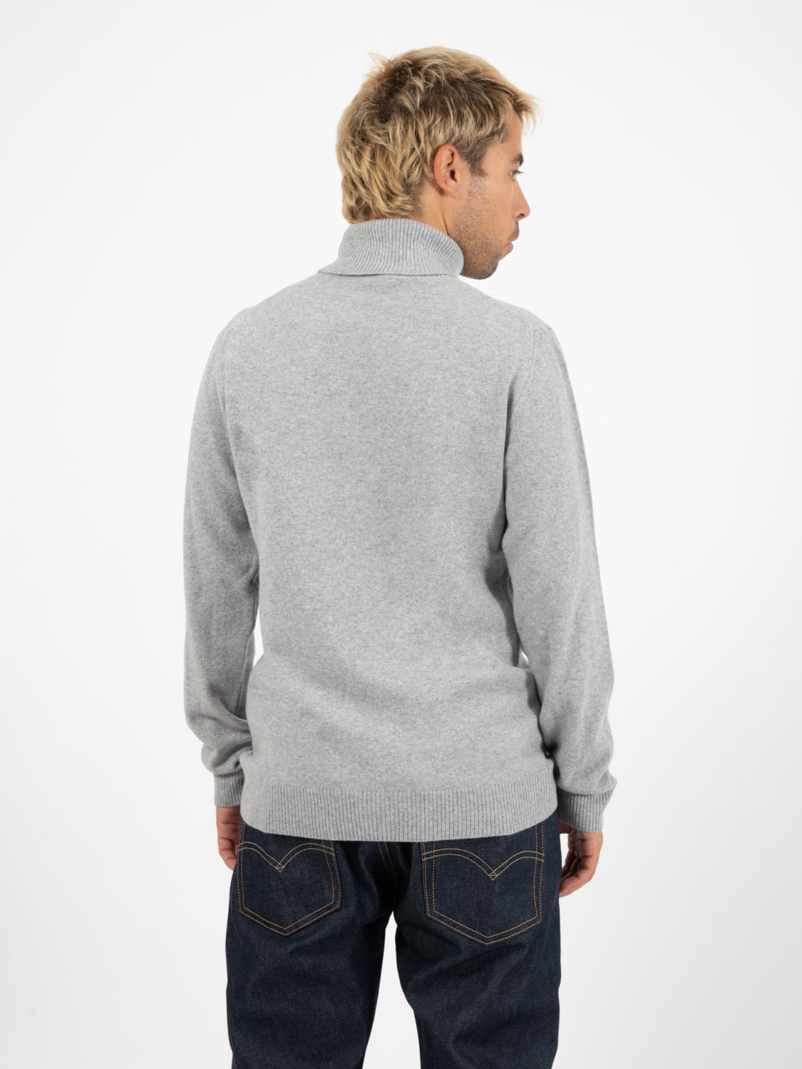 Ash merino wool and cashmere turtleneck