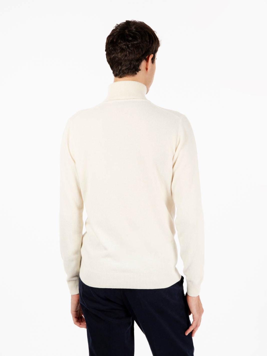 Merino wool and cloud cashmere turtleneck