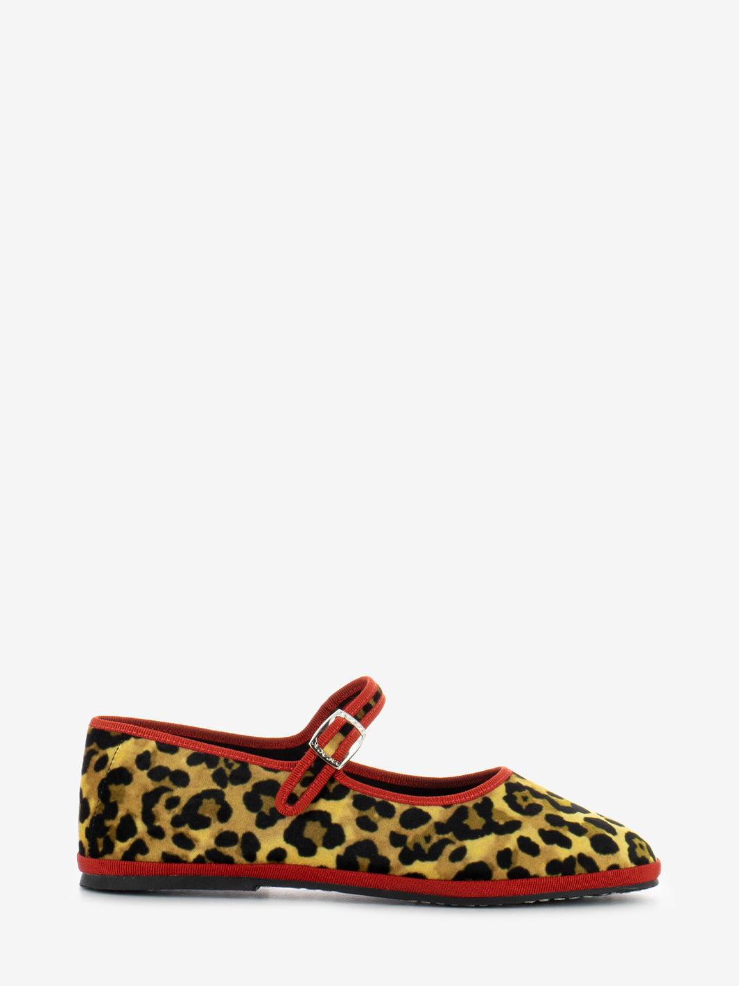 Friulana baby in animalier velvet / red