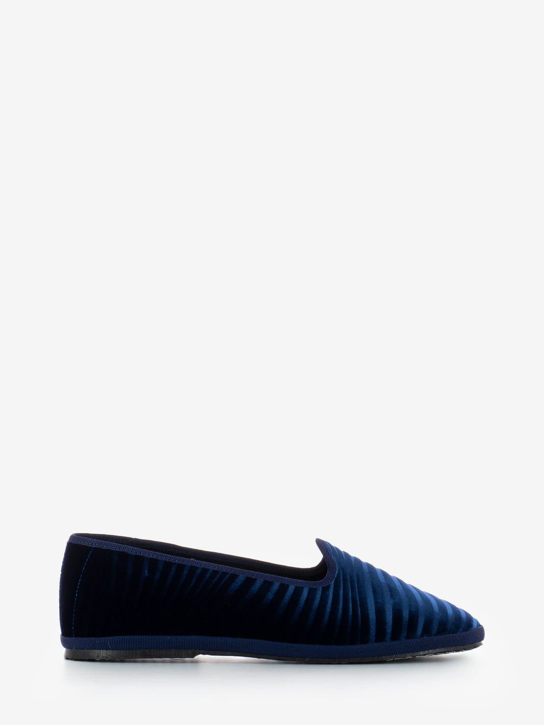 Friulana in velluto blu
