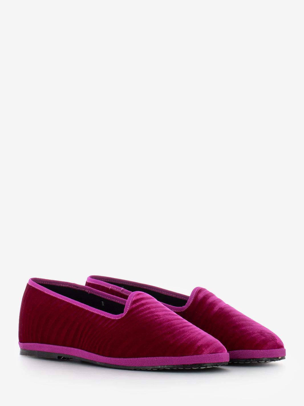 Friulana in velluto fuxia