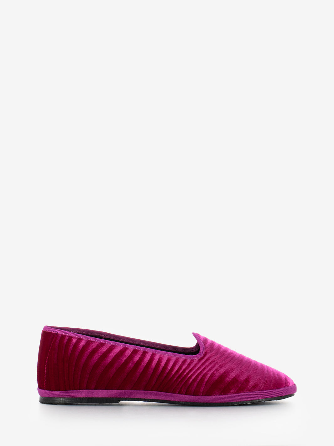 Friulana in velluto fuxia