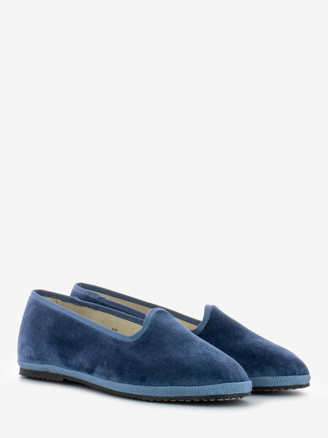 Friulane in air force blue velvet