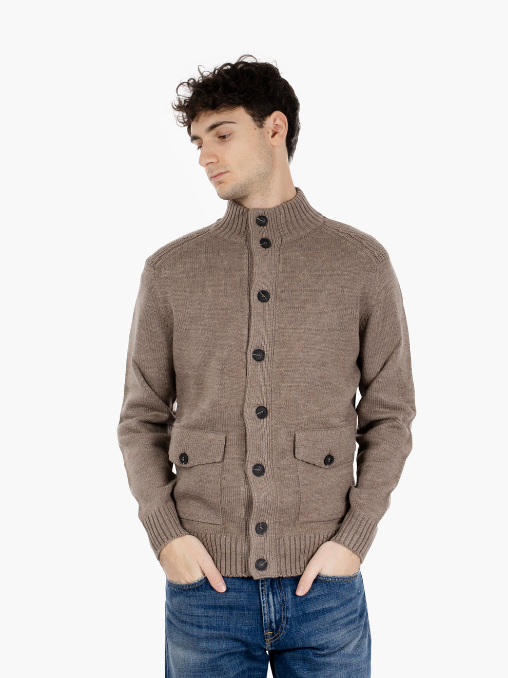 TURTLENECK JACKET WITH ROPE BUTTONS 4307225_610