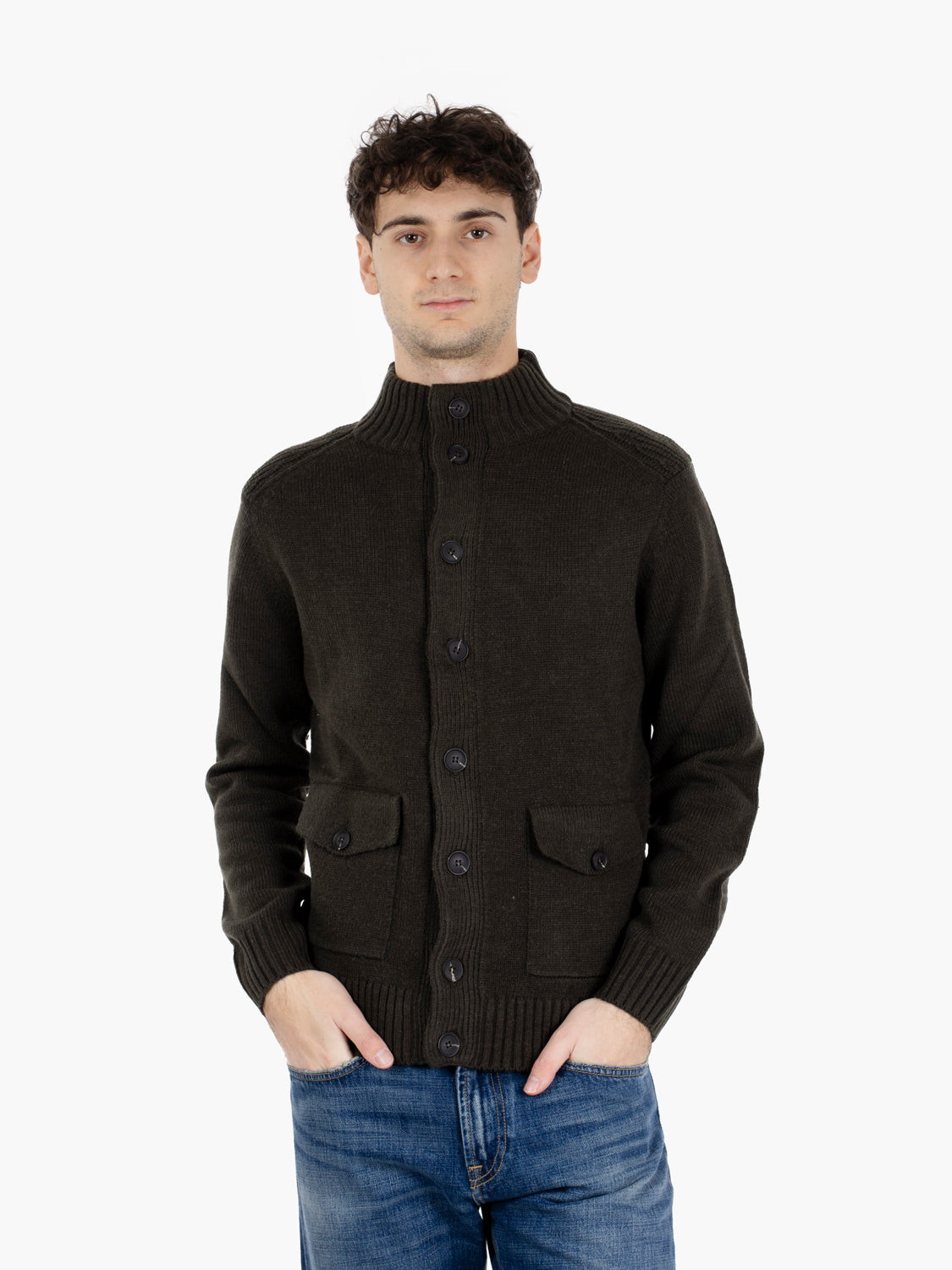 FOREST TURTLENECK JACKET WITH BUTTONS 4307225_327