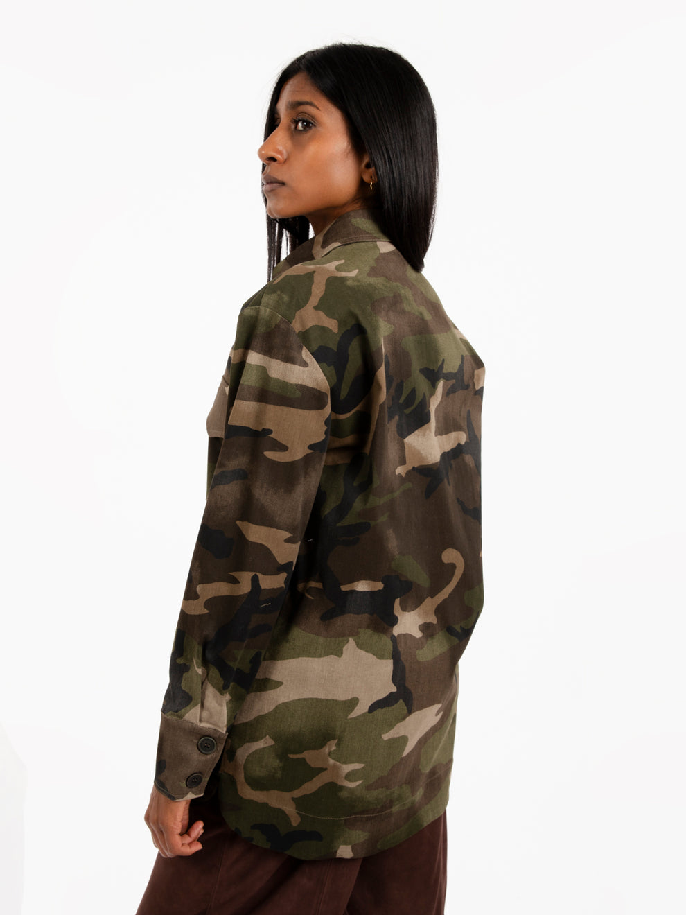Giacca army militare verde / marrone