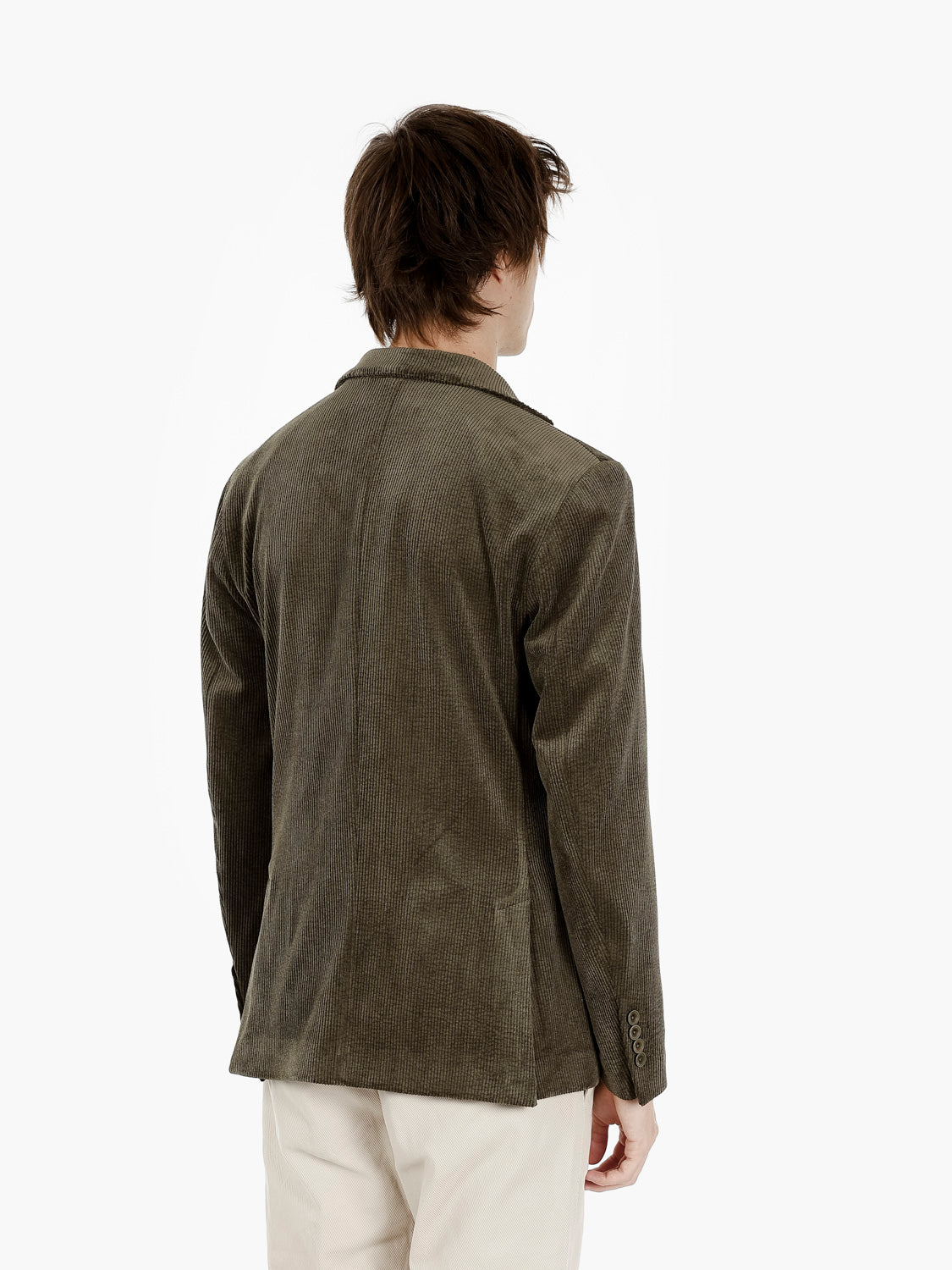 Giacca blazer in velluto verde