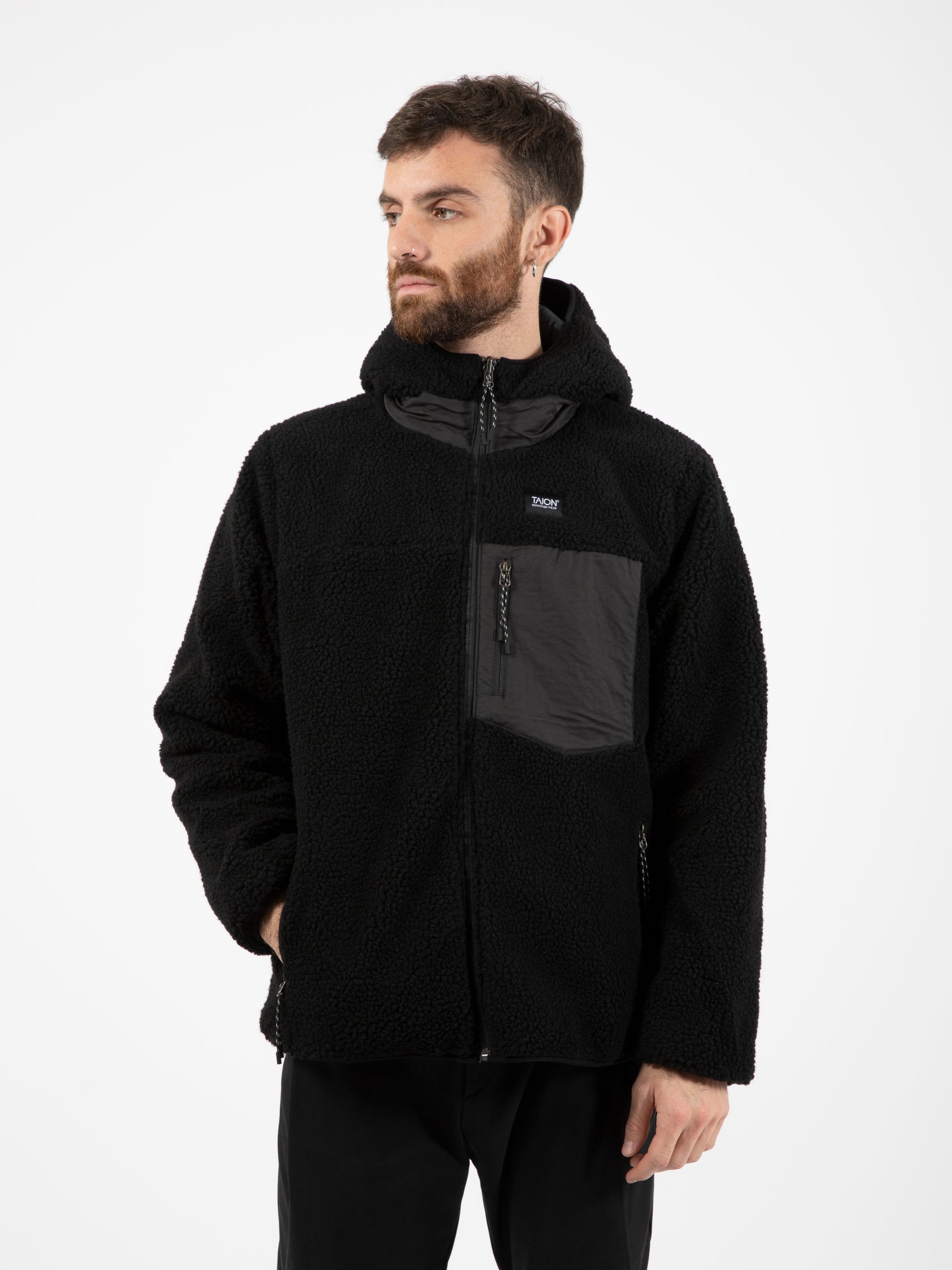 Giacca reversibile orsetto nero
