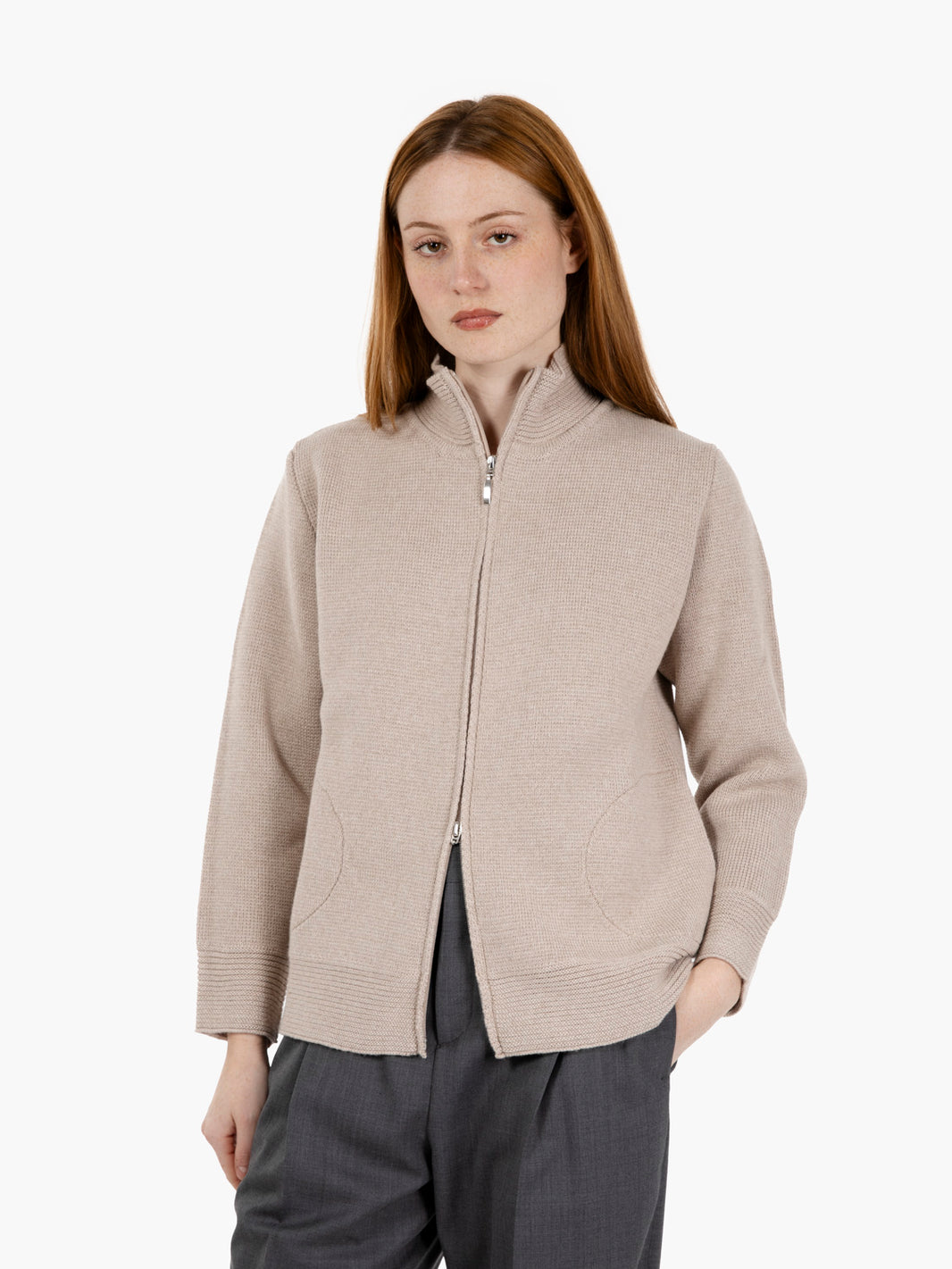 HAZELNUT FULL ZIP JACKET 325190_142
