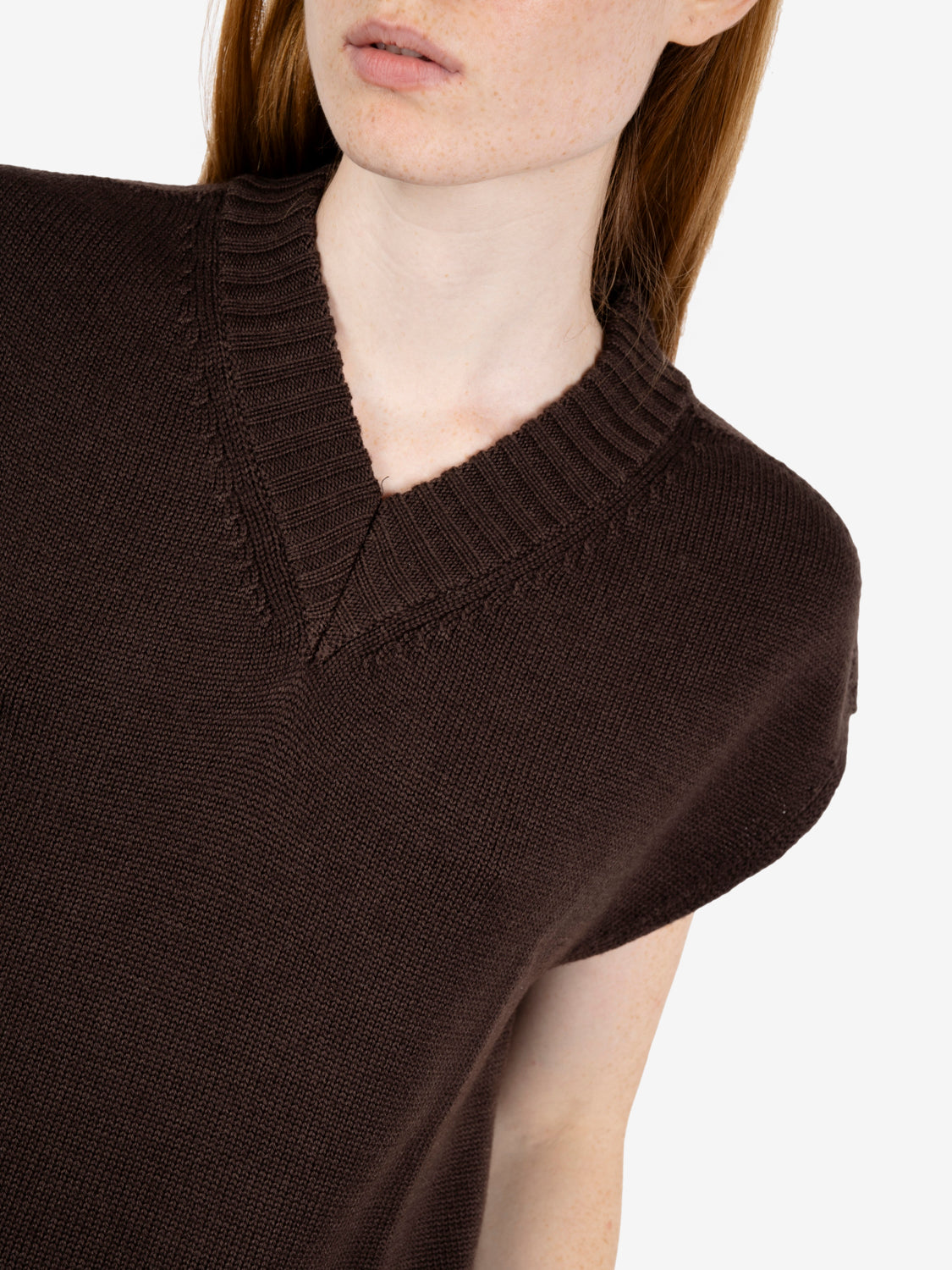Boxy fit bark vest