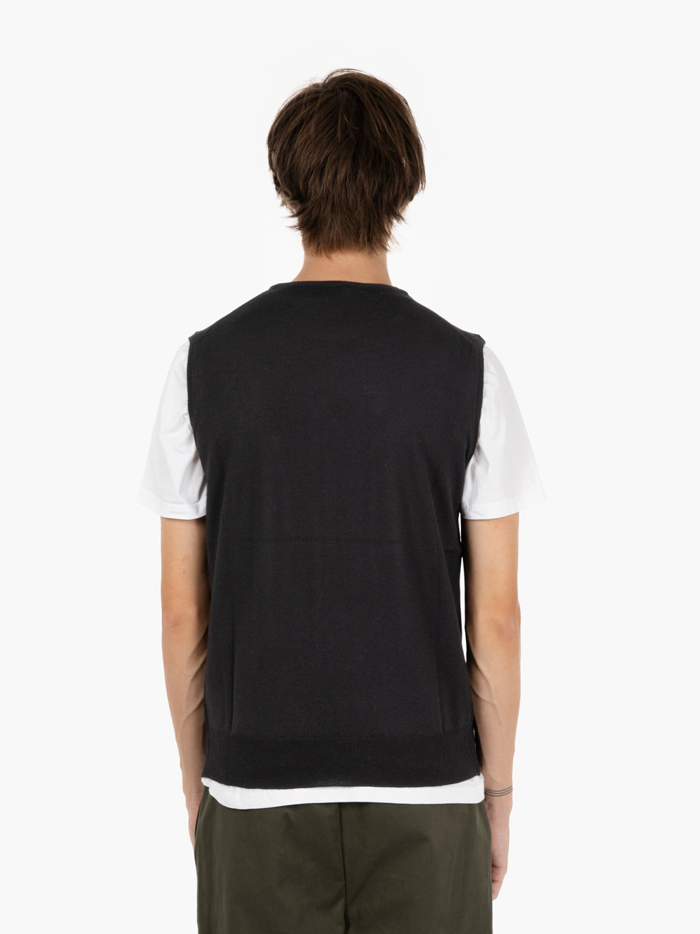 Gilet in maglia nero