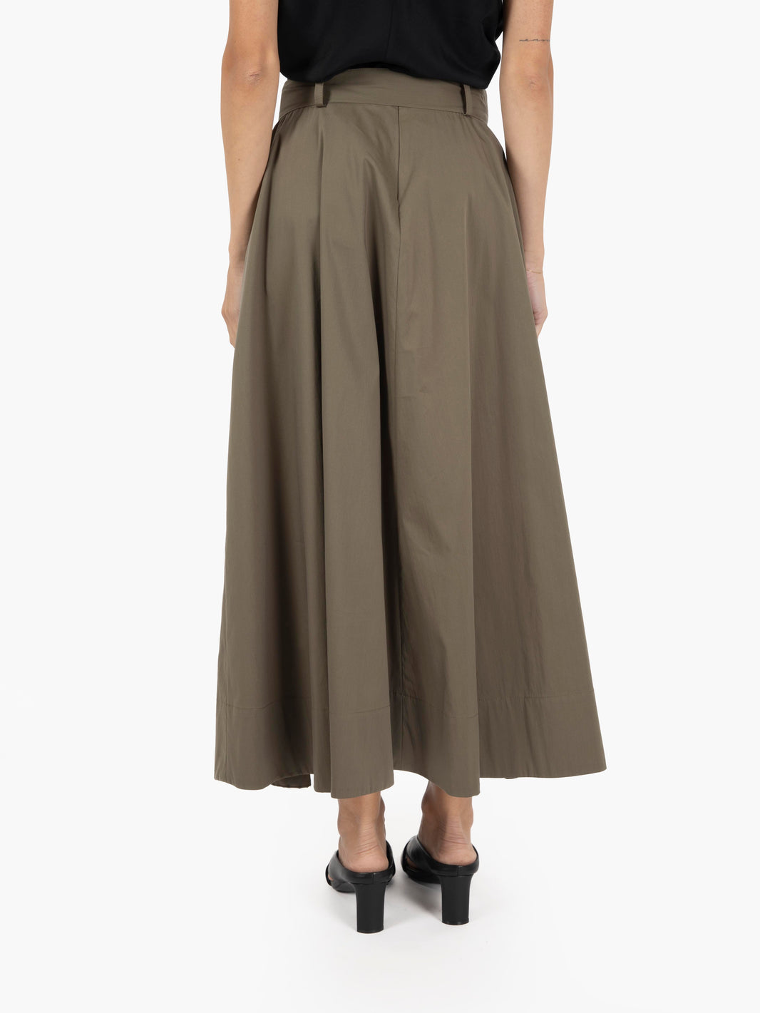 Gonna midi Caterina verde