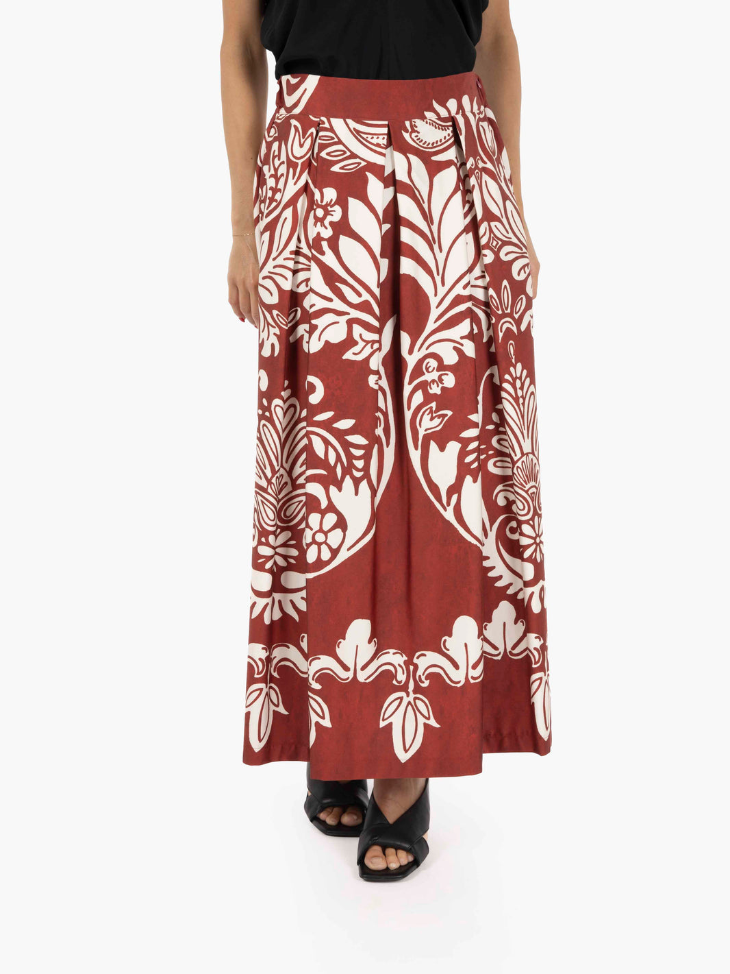 Brick pattern skirt