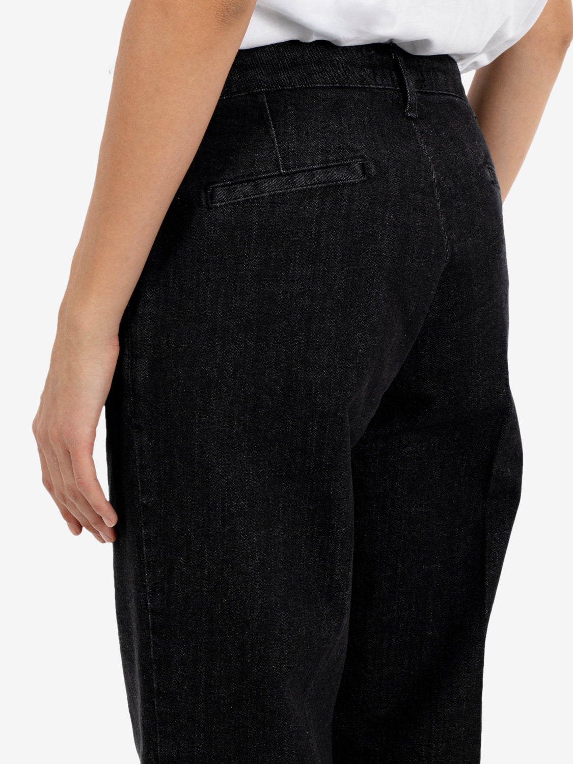Jeans carrot fit denim nero
