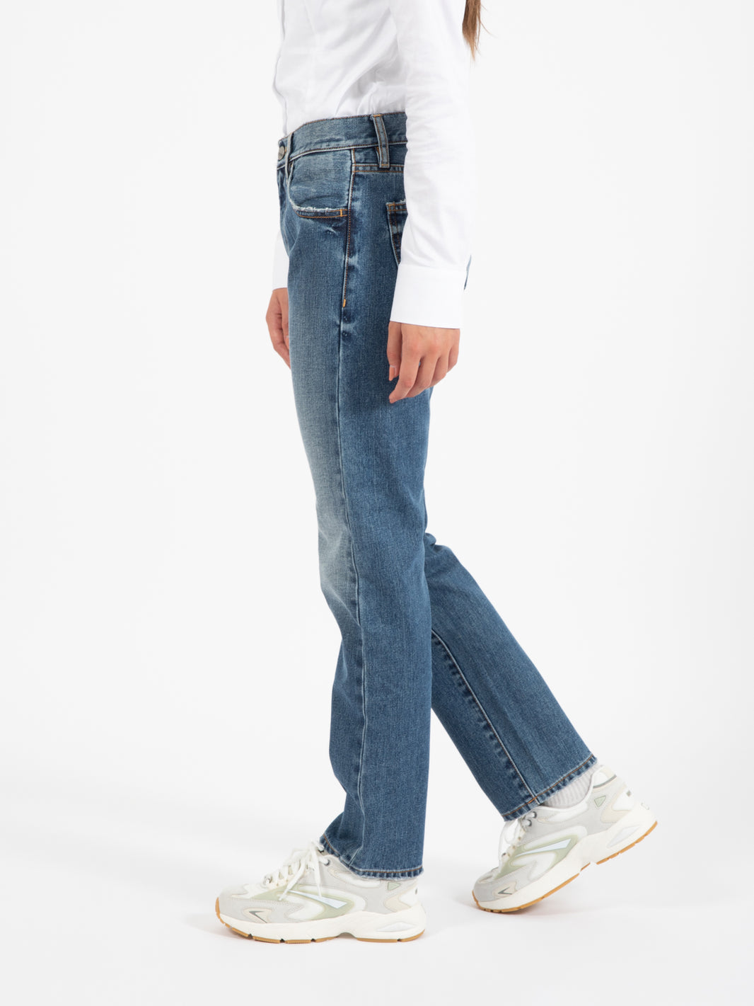 Jeans dritto America blu medio chiaro
