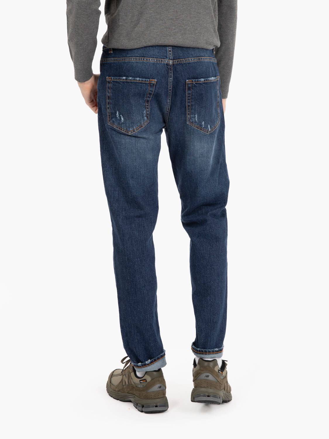 Jeans Globe in denim effetto used