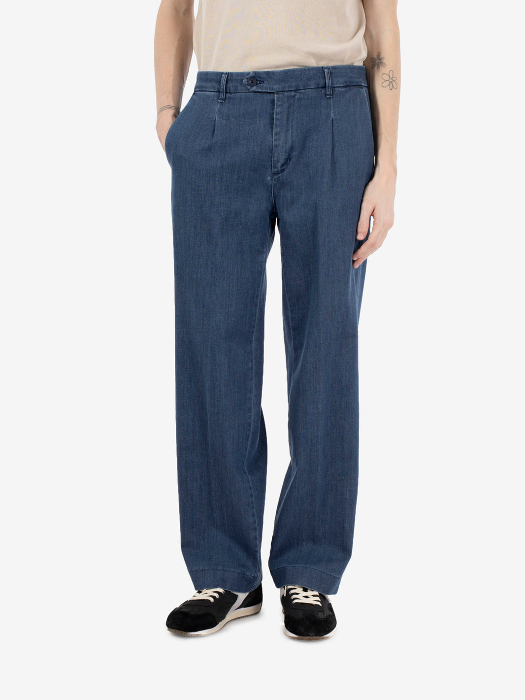 Jeans Jenny wide leg blu