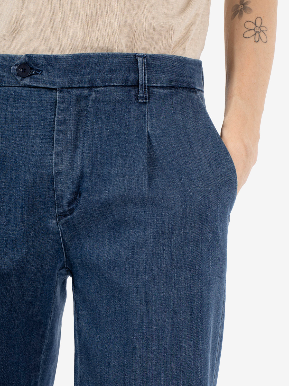 Jeans Jenny wide leg blu