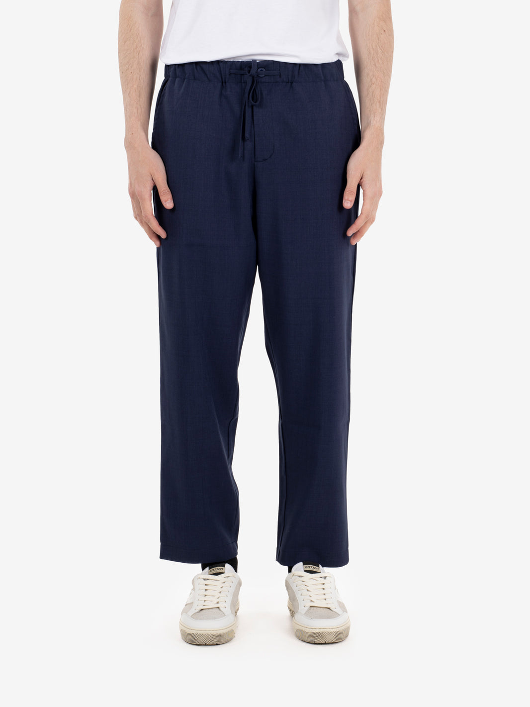 Joggers con coulisse relaxed fit blu