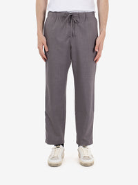 Joggers con coulisse relaxed fit grigio