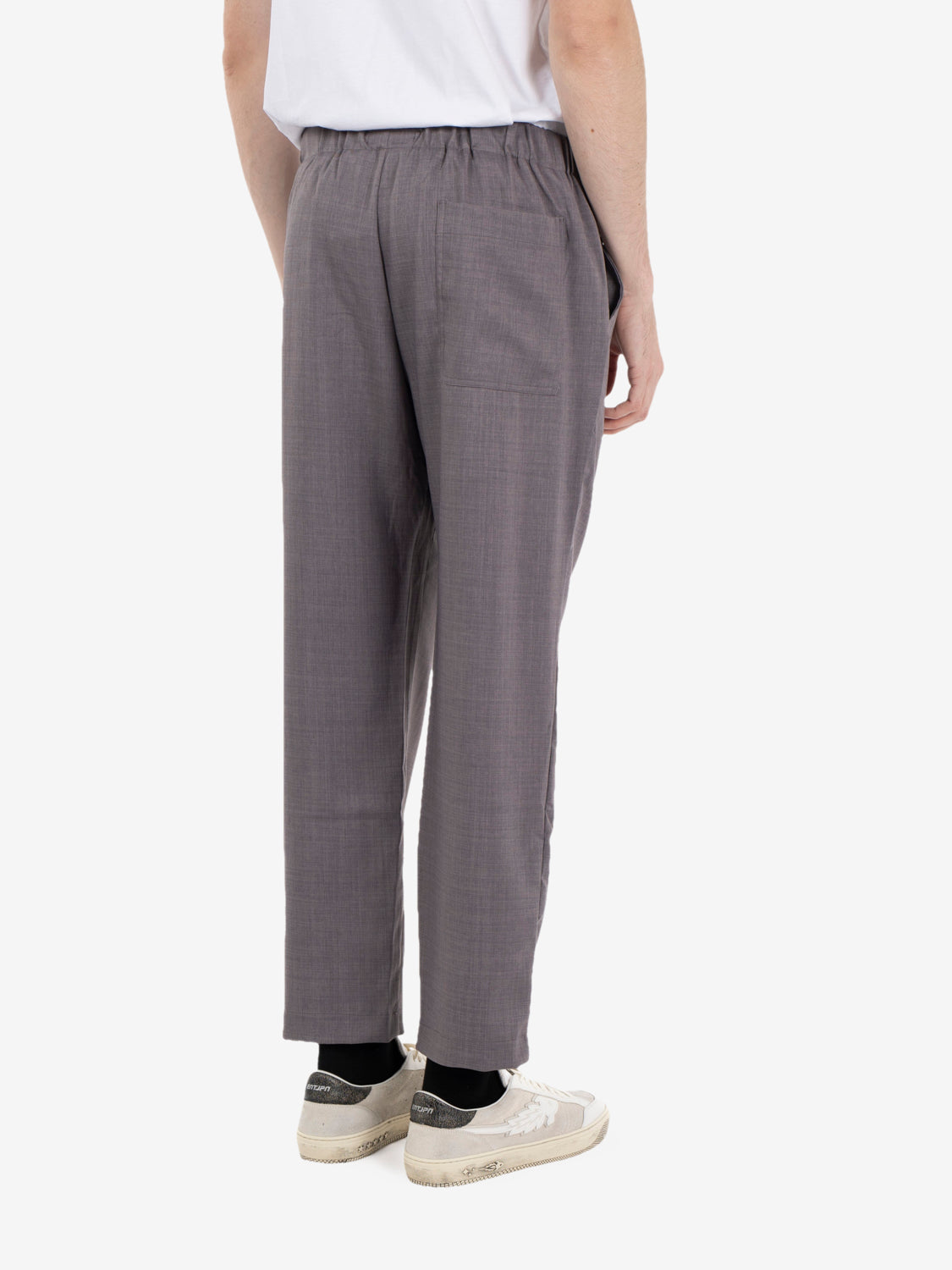 Joggers con coulisse relaxed fit grigio