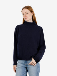 Lupetto in cashmere notte