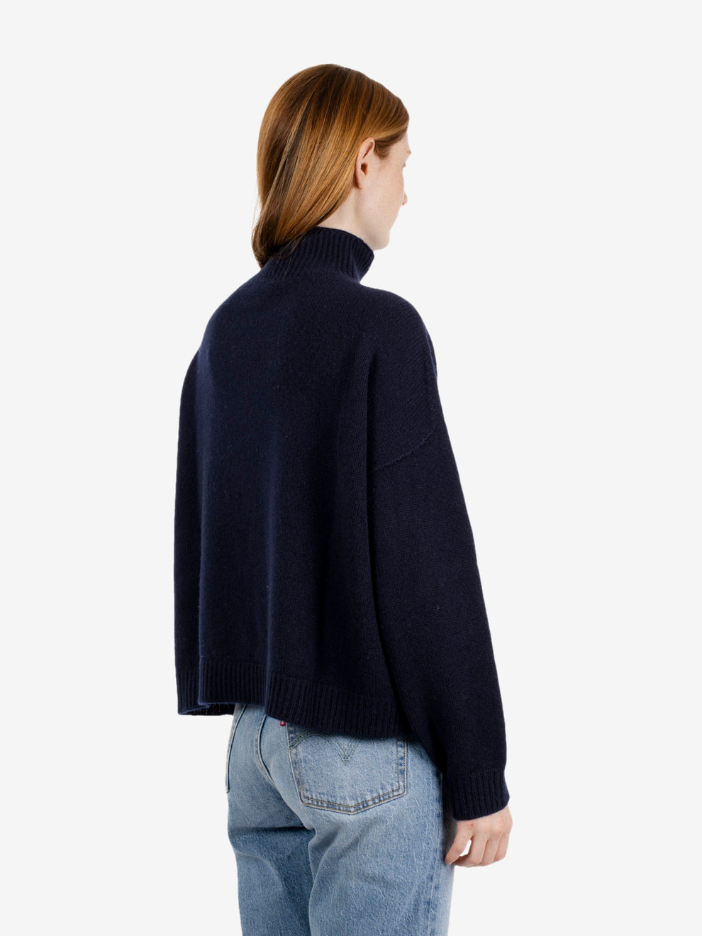 Lupetto in cashmere notte