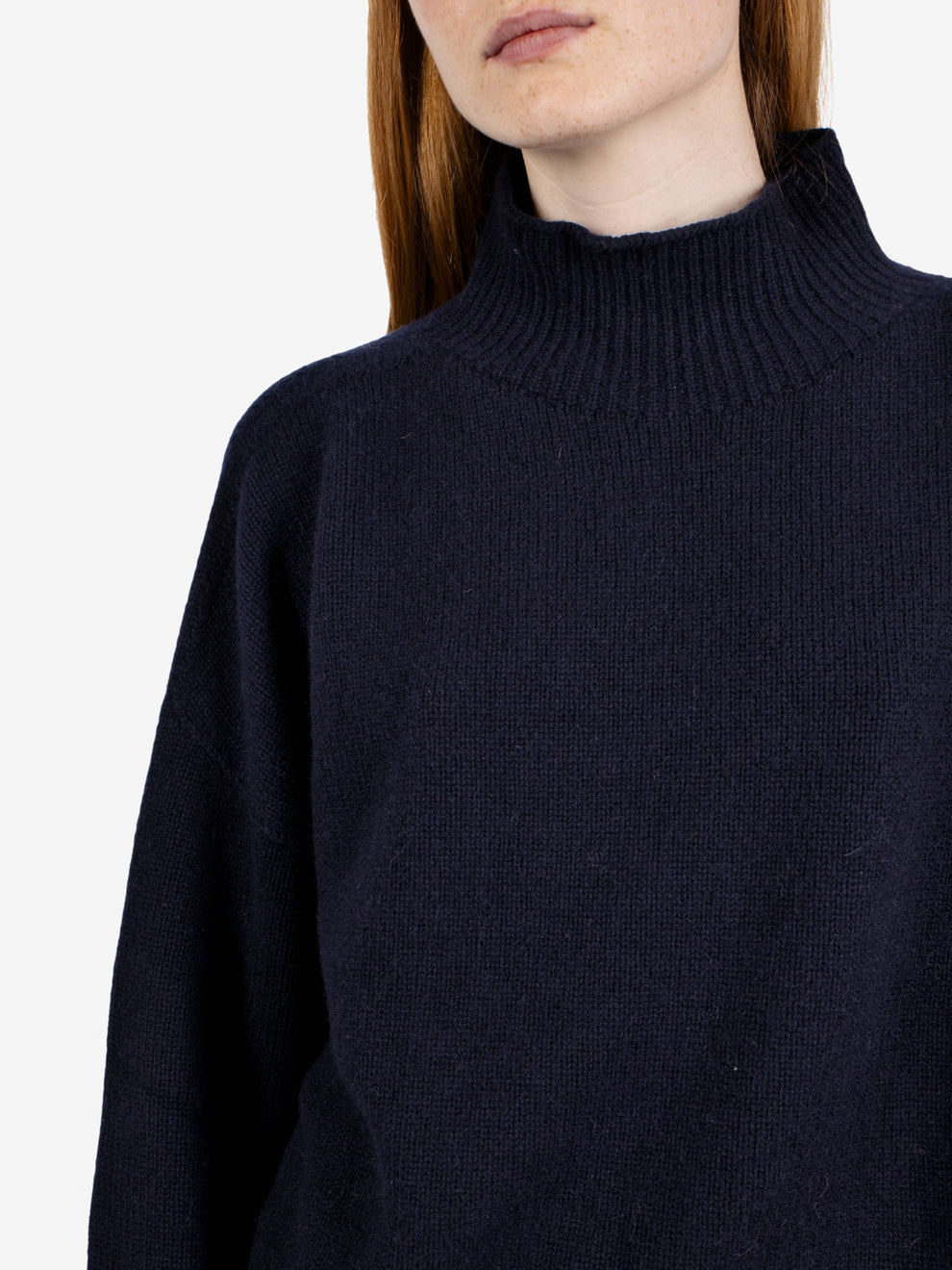 Lupetto in cashmere notte