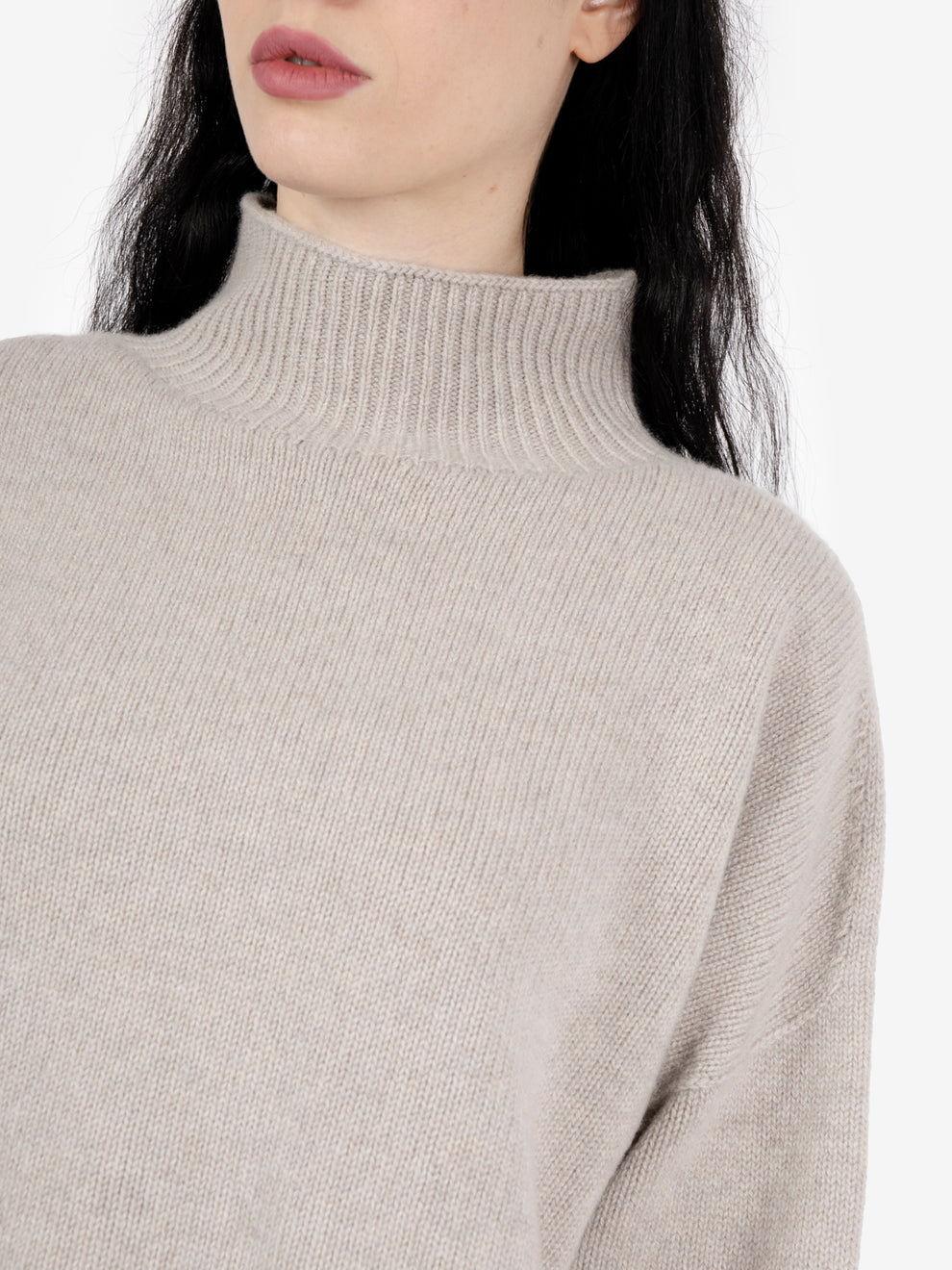 Lupetto in cashmere sasso