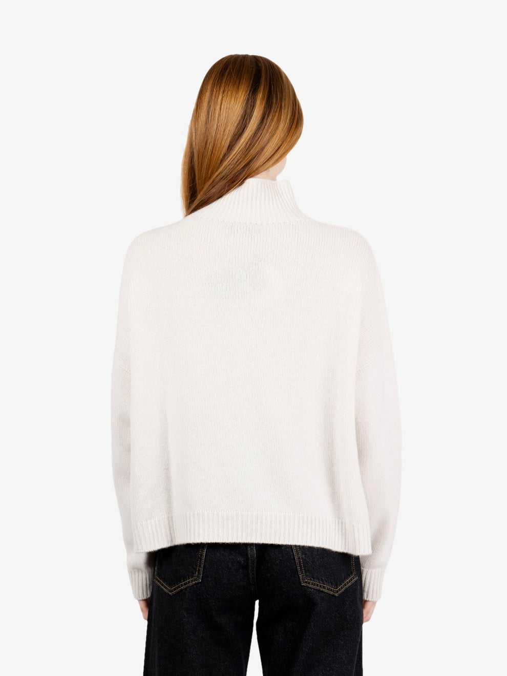 Lupetto in cashmere stucco