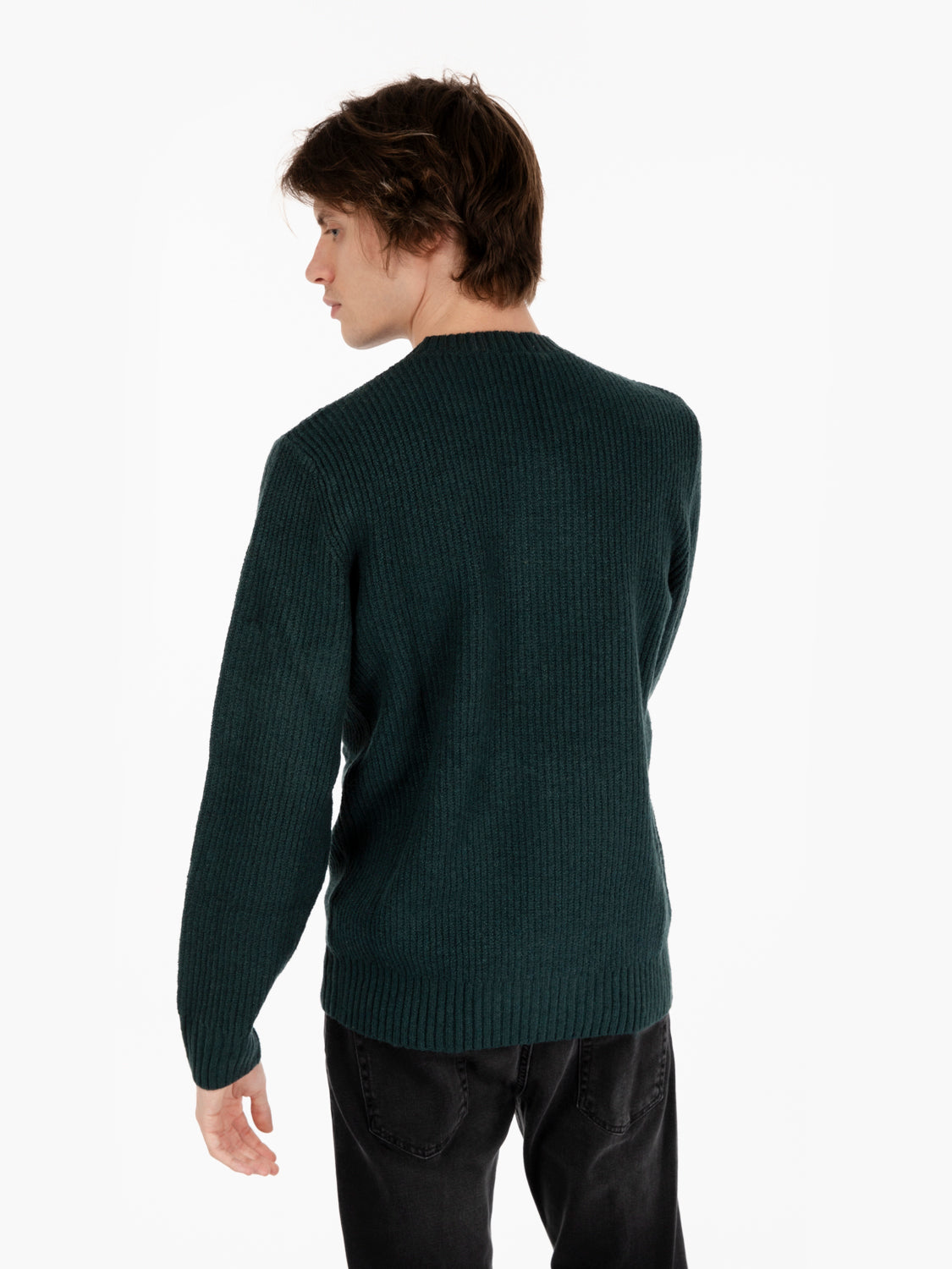 Maglia a coste spandex bottiglia
