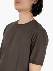 STIMM - Maglia a girocollo con maniche corte sottobosco