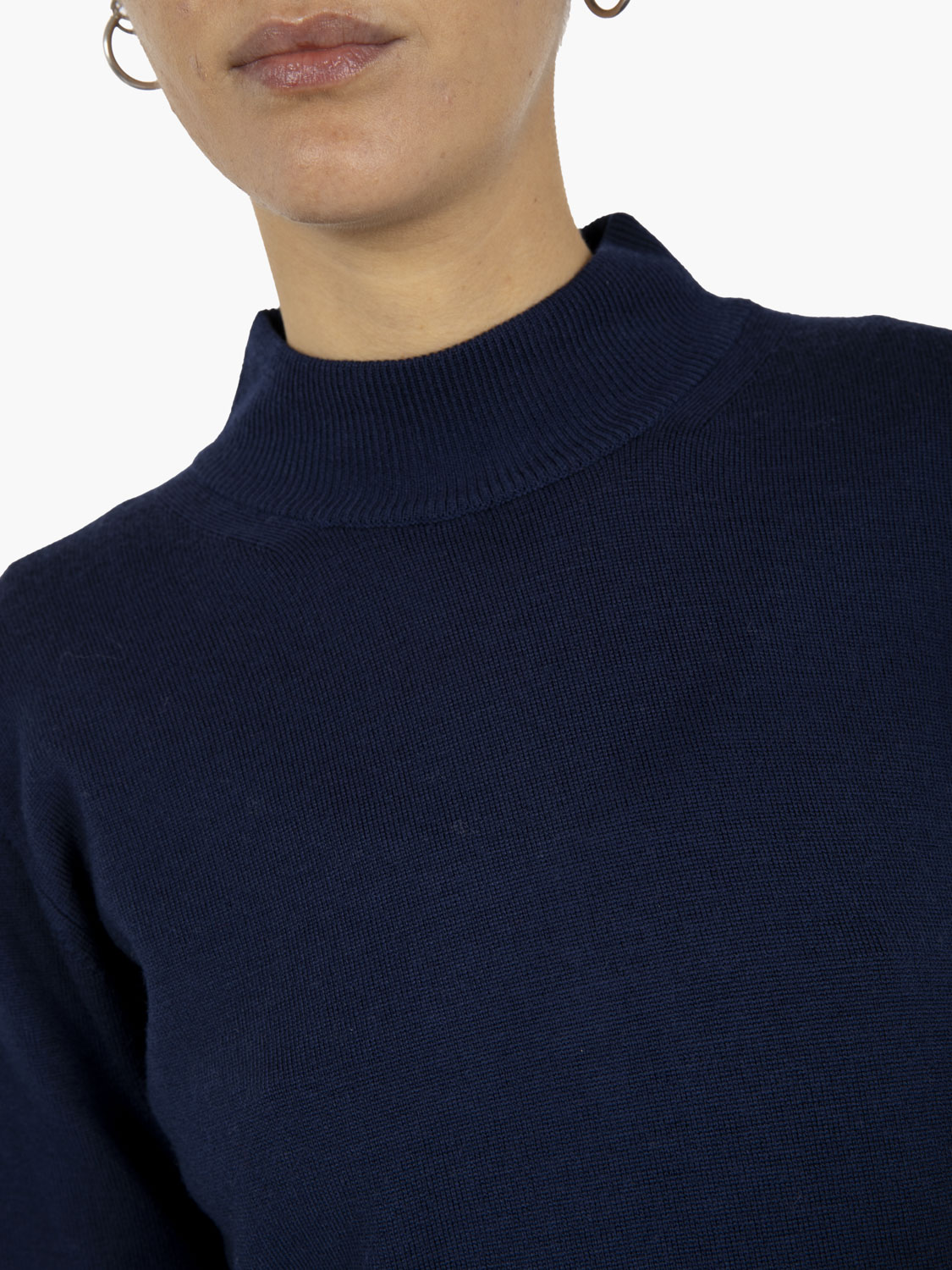 Maglia a lupetto blu navy blu