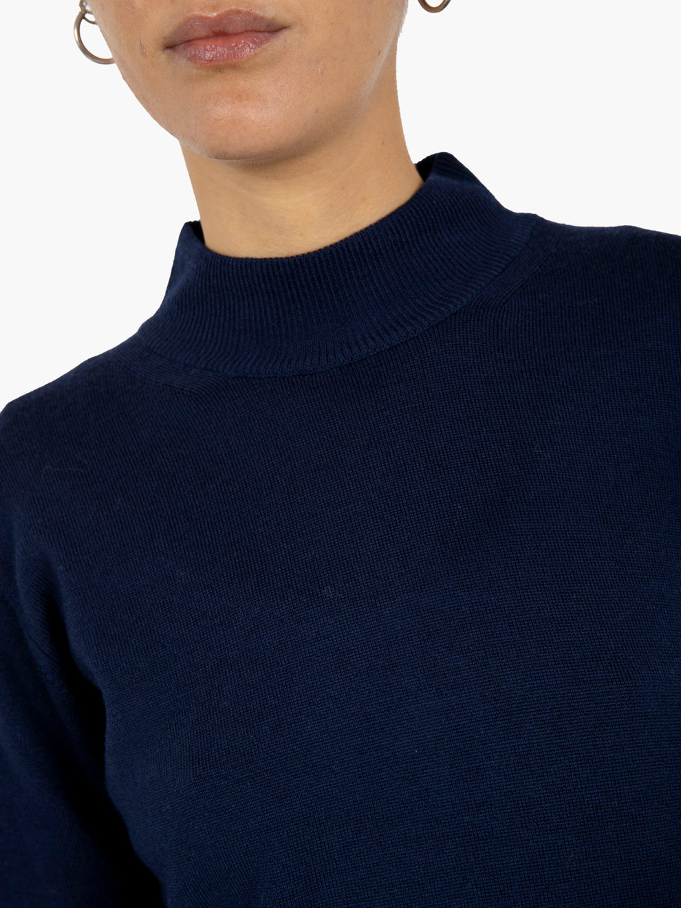 Maglia a lupetto blu navy blu