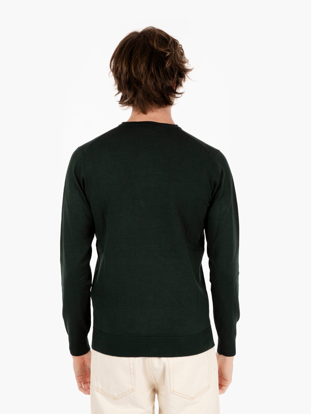 Maglia girocollo verde