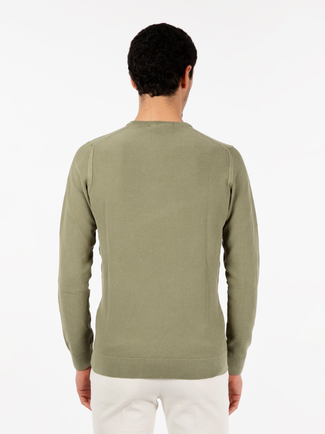 Maglia in cotone lavorato cactus