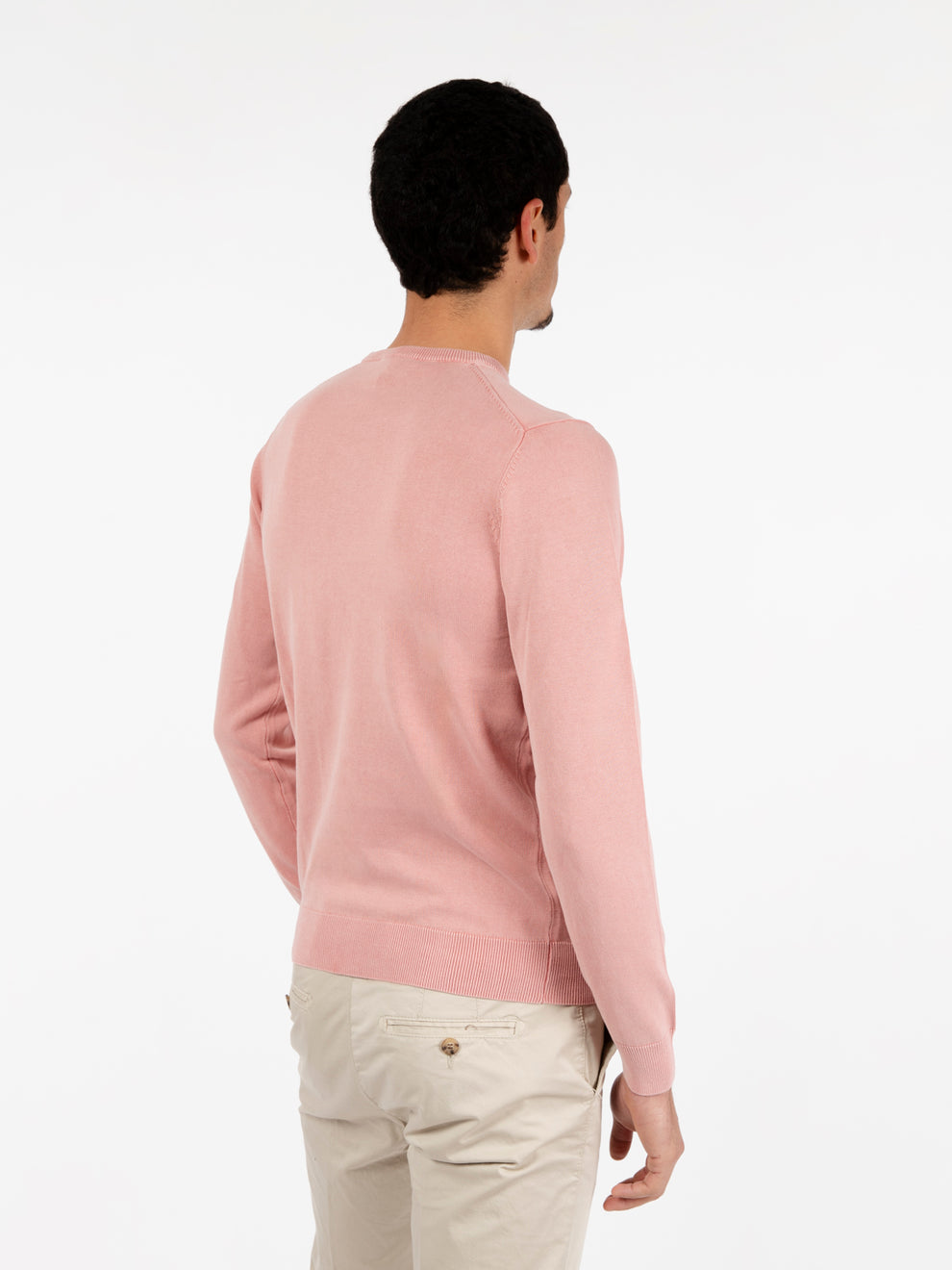 Maglia in cotone light pink