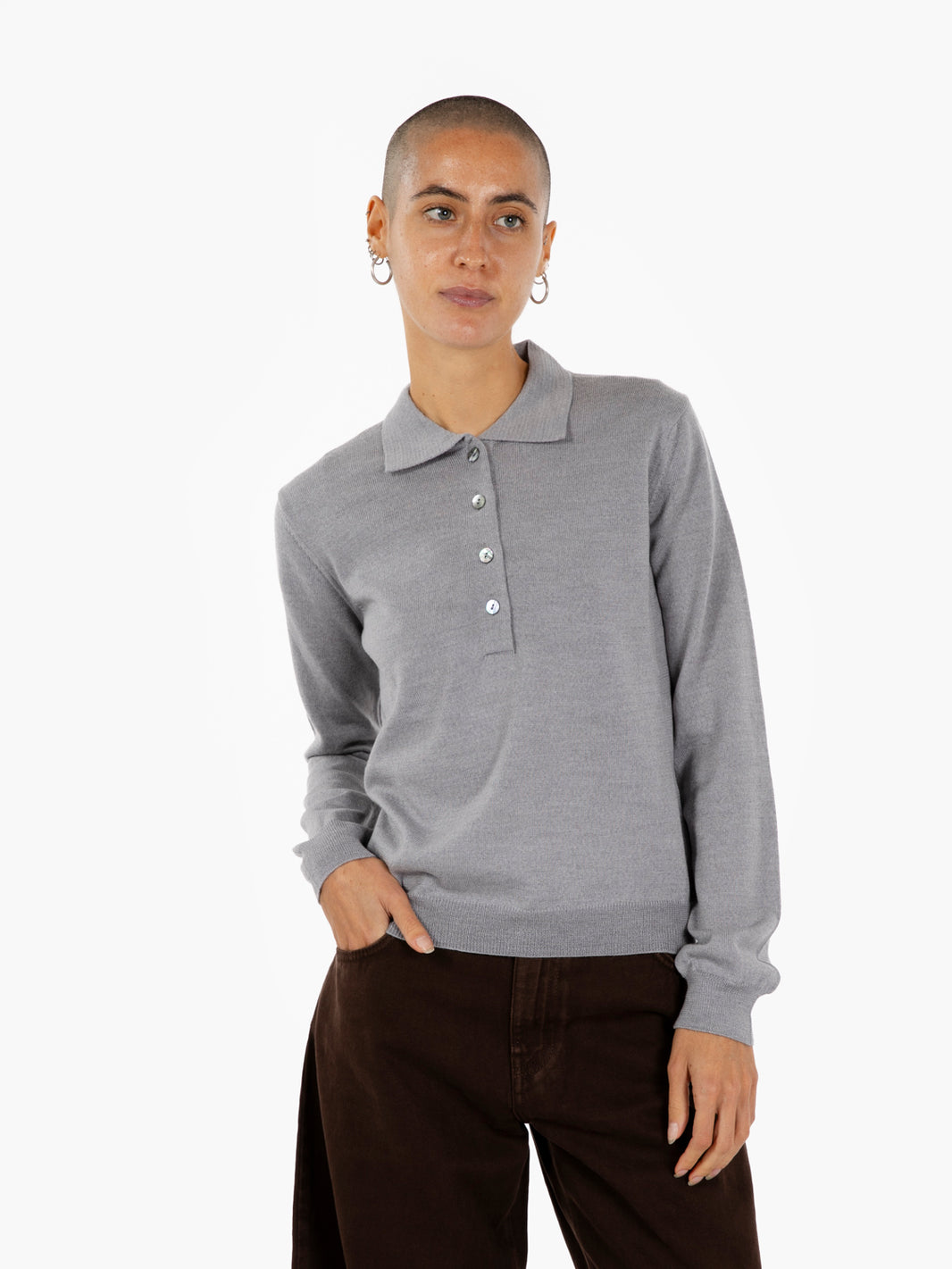 GREY M/L POLO SHIRT 197403_20987