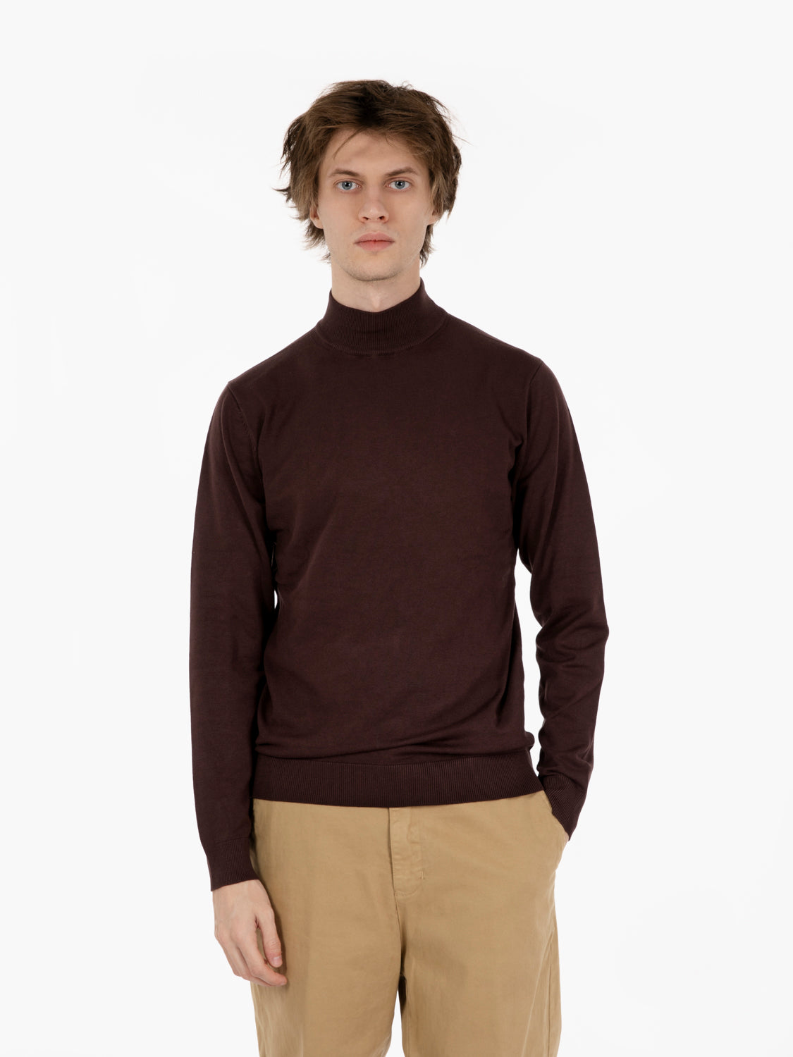 DARK VISCOSE TURTLENECK 3007900_623