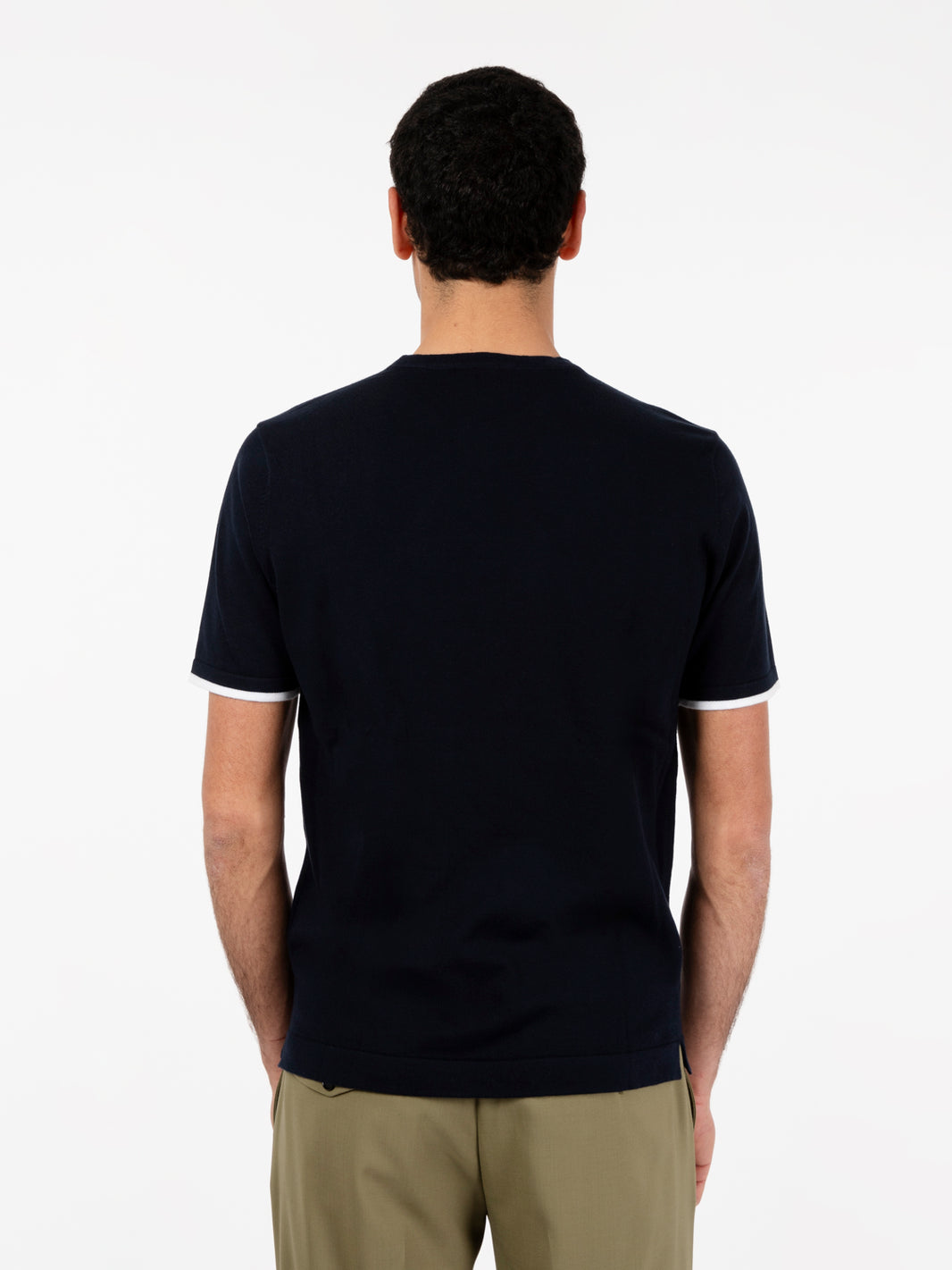 Navy short sleeve shirt