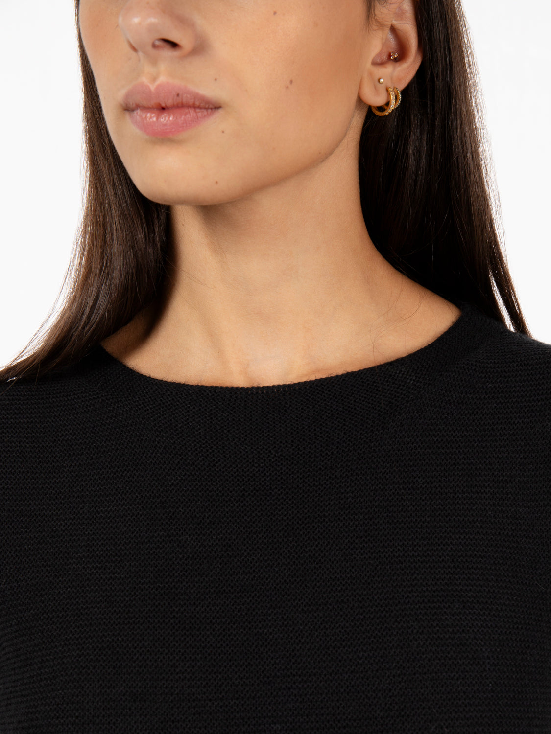 Maglia svasata nera