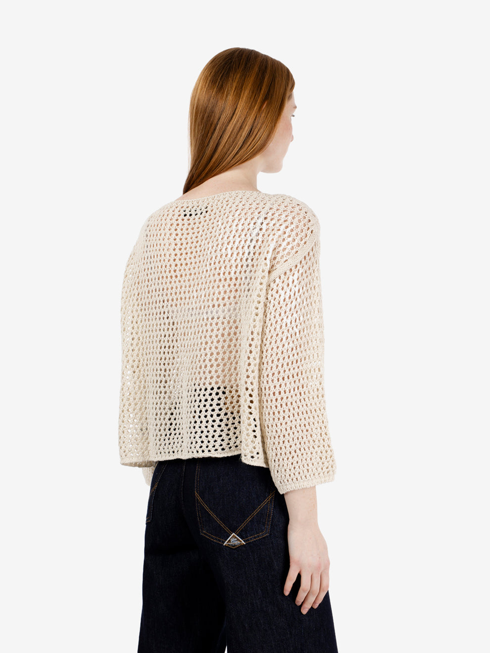 OPENWORK BOAT SWEATER OAT 456422_023