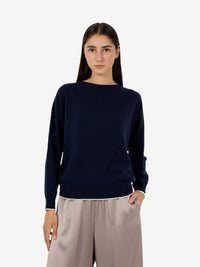 Blue boxy sweater