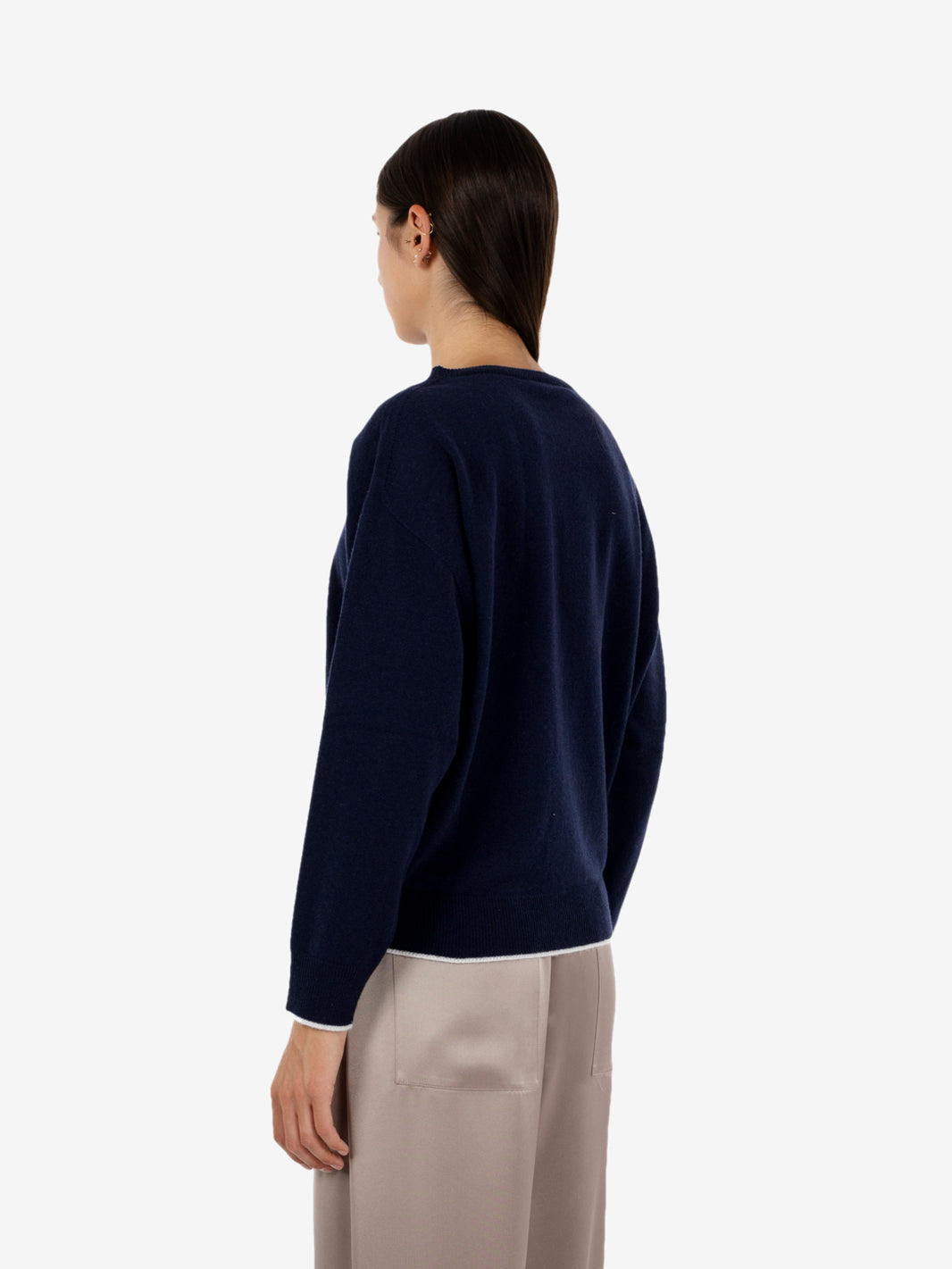 Blue boxy sweater