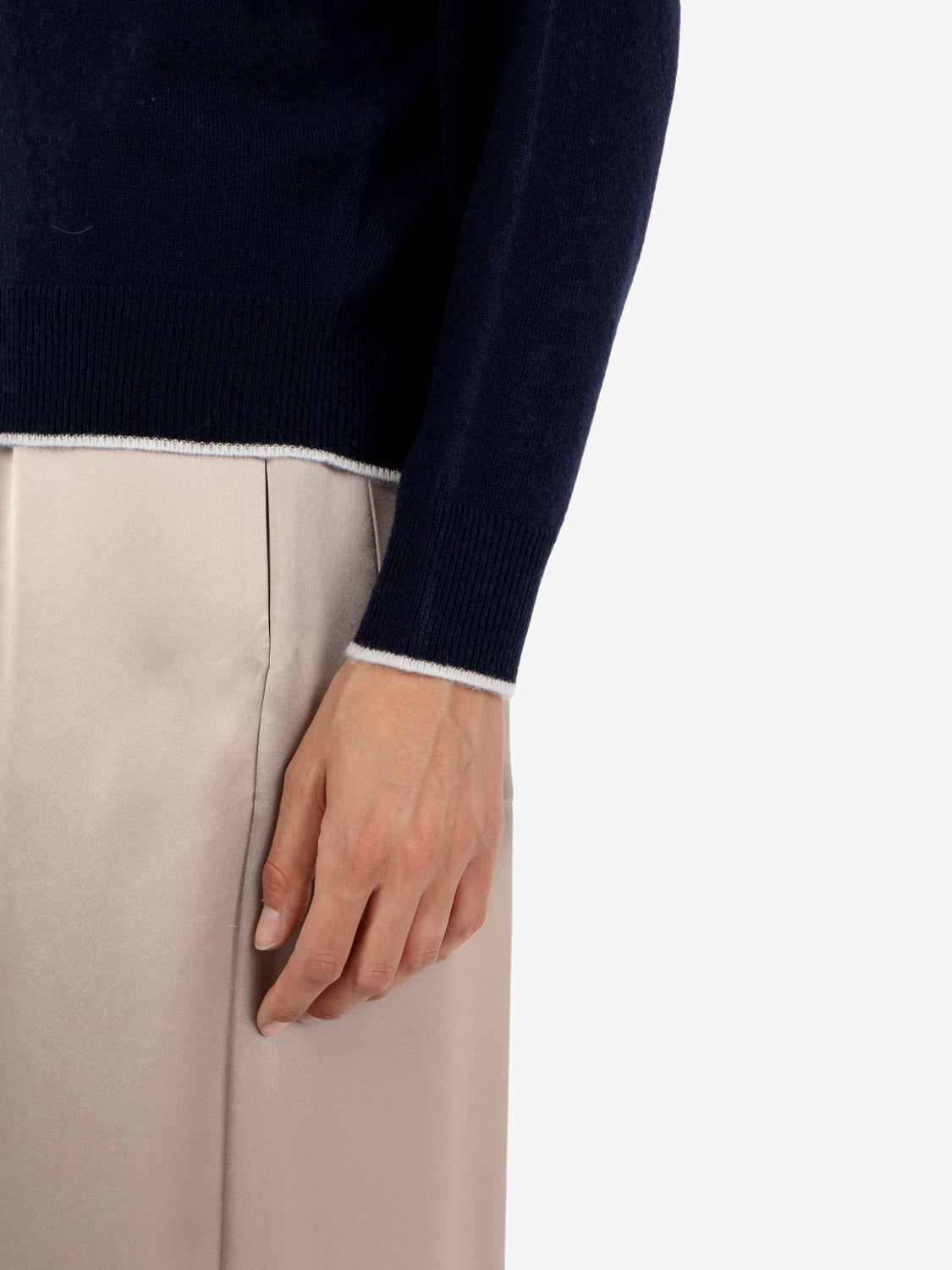 Blue boxy sweater