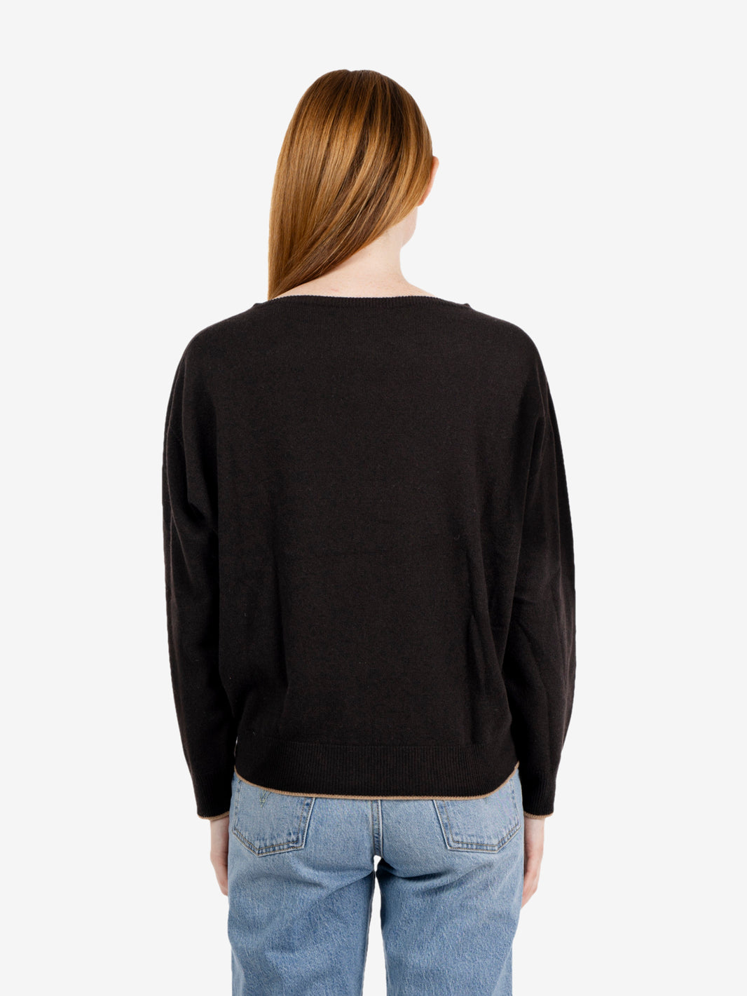 Maglione a scatola moro