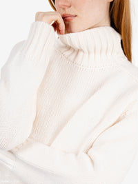 Maglione collo alto cashmere luna