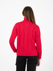 STIMM - Maglione collo ciambella rosso